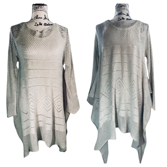 LOVE STITCH - Oversized Knit Sweater - Picture 1 of 16